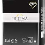 Ultima, Adult Disposable Breifs/Diapers +12 hour absorbency for overnight use.
