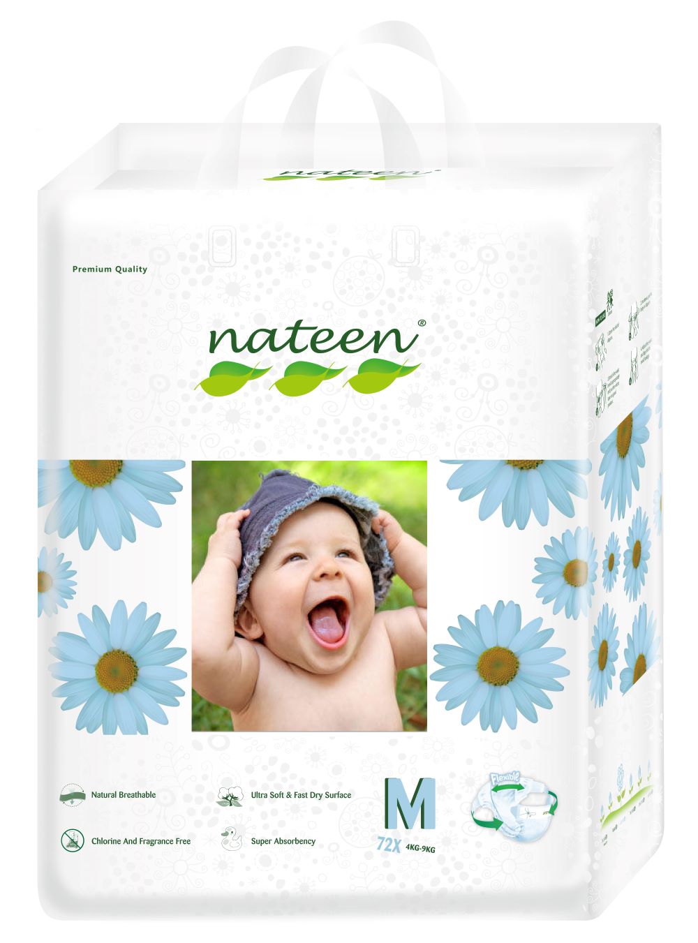 Premium Baby Diaper Size 3 (M)